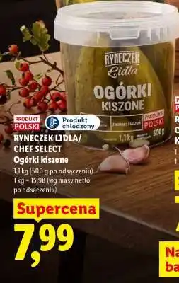 Lidl RYNECZEK LIDLA/CHEF SELECT Ogórki kiszone oferta