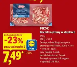 Lidl PIKOK Boczek wędzony w słupkach oferta
