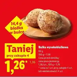 Lidl Bułka wysokobiałkowa oferta