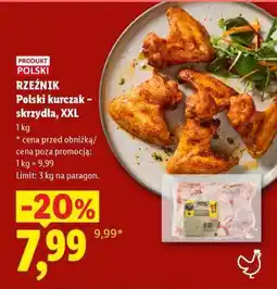 Lidl Rzeźnik Polski kurczak – skrzydła, XXL oferta
