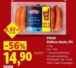 Lidl PIKOK Kiełbasa śląska, XXL oferta