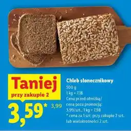 Lidl Chleb słonecznikowy oferta