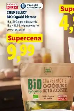 Lidl Chef Select BIO Ogórki kiszone oferta