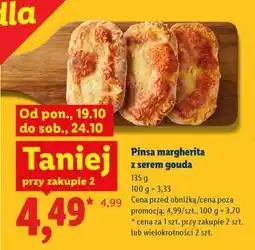 Lidl Pinsa margherita z serem gouda oferta
