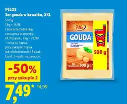 Lidl PILOS Ser gouda w kawałku, XXL oferta