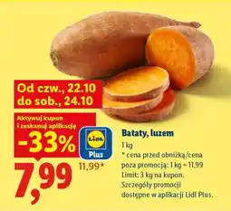 Lidl Bataty, luzem oferta