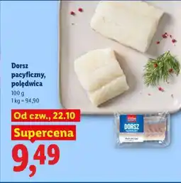 Lidl Dorsz pacyficzny polędwica oferta