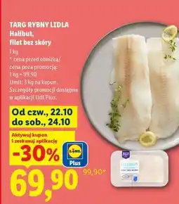 Lidl HALIBUT FILET BEZ SKÓRY oferta