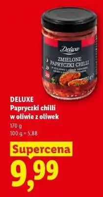 Lidl DELUXE Papryczki chilli w oliwie z oliwek oferta