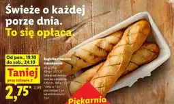 Lidl Bagietka z masłem czosnkowym oferta