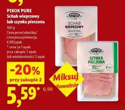 Lidl PIKOK PURE Schab wieprzowy lub szynka pieczona oferta