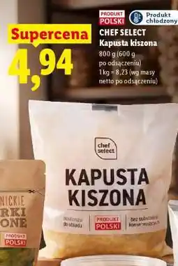 Lidl CHEF SELECT Kapusta kiszona oferta