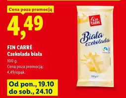 Lidl FIN CARRÉ Czekolada biała oferta