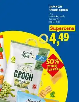 Lidl SNACK DAY Chrupki z grochu oferta
