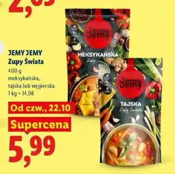 Lidl JEMY JEMY Zupy Świata oferta