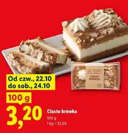 Lidl Ciasto krówka oferta