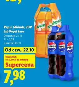 Lidl Pepsi, Mirinda, 7UP lub Pepsi Zero oferta