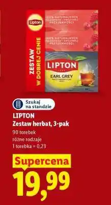 Lidl LIPTON Zestaw herbat, 3-pak oferta