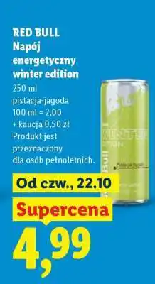Lidl RED BULL Napój energetyczny winter edition oferta