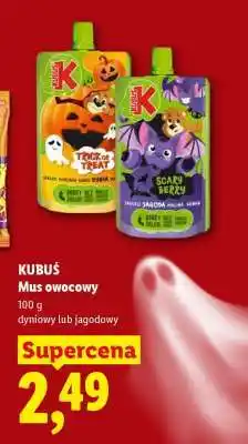 Lidl KUBUŚ Mus owocowy oferta