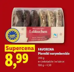 Lidl FAVORINA Pierniki norymberskie oferta