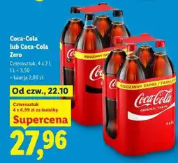 Lidl Coca-Cola lub Coca-Cola Zero oferta