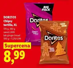 Lidl DORITOS Chipsy tortilla, XL oferta