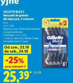 Lidl GILLETTE BLUE 3 oferta