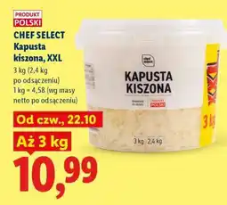 Lidl Chef Select Kapusta kiszona, XXL oferta