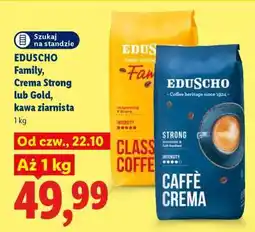 Lidl EDUSCHO Family, Crema Strong lub Gold, kawa ziarnista oferta