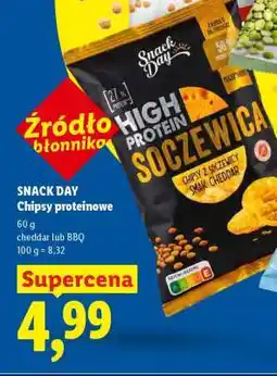 Lidl SNACK DAY Chipsy Proteinowe oferta