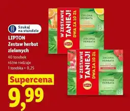 Lidl LIPTON Zestaw herbat zielonych oferta