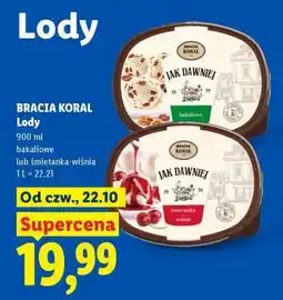 Lidl BRACIA KORAL Lody oferta