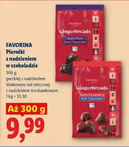 Lidl Favorina Pierniki z nadzieniem w czekoladzie oferta