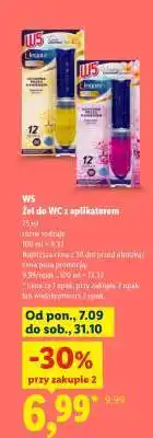 Lidl W5 Żel do WC z aplikatorem oferta