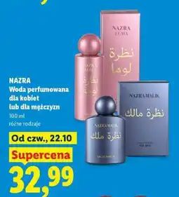 Lidl NAZRA Woda perfumowana oferta