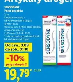 Lidl SENSODYNE Pasta do zębów oferta