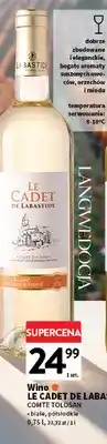 Intermarche Wino białe Le Cadet de Labastide Comte Tolosan półsłodkie oferta