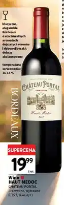 Intermarche Wino czerwone Haut Medoc Chateau Portal wytrawne oferta
