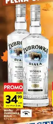 Intermarche Wódka Żubrówka Biała oferta
