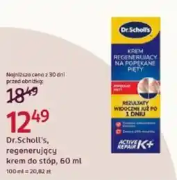Rossmann Dr. Scholl's, regenerujący krem do stóp oferta