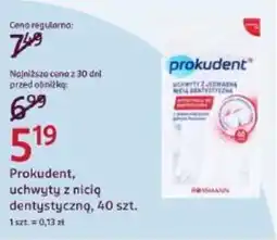 Rossmann Prokudent, uchwyty z nićią dentystyczną oferta