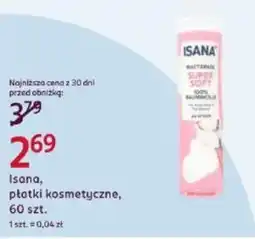 Rossmann Isana, płatki kosmetyczne oferta