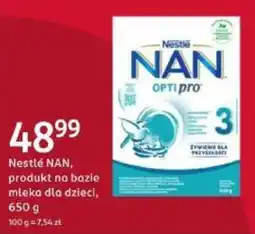 Rossmann Nestlé NAN, produkt na bazie mleka dla dzieci oferta