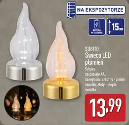 ALDI Świeca LED płomień oferta