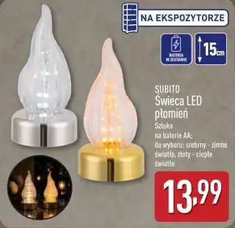 Świeca LED płomień