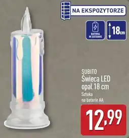 ALDI Świeca LED opal 18 cm oferta