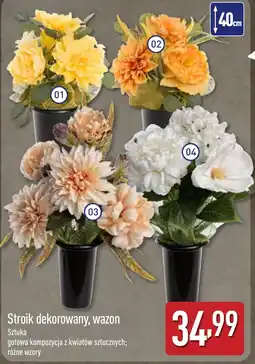 ALDI Stroik dekorowany, wazon oferta
