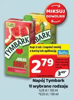Delfin Napój Tymbark oferta