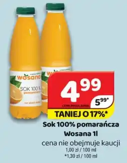Delfin Sok 100% pomarańcza Wosana oferta